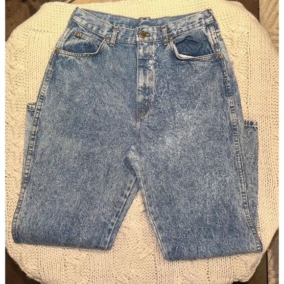 CHIC Vintage acid wash high‎ waisted jeans - Picture 6 of 12